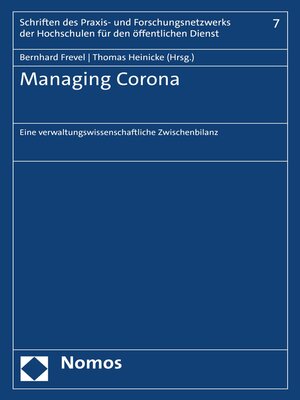 cover image of Managing Corona
